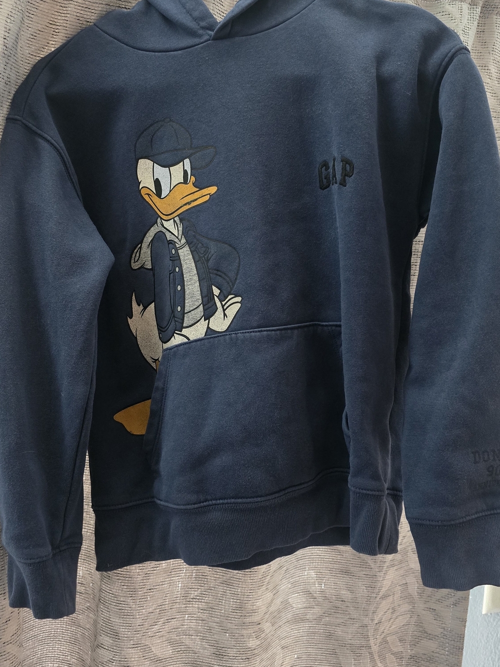 GAP Navy Donald Duck Pullover Hoodie